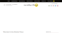 Desktop Screenshot of goaholidayvillas.com