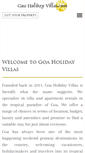 Mobile Screenshot of goaholidayvillas.com